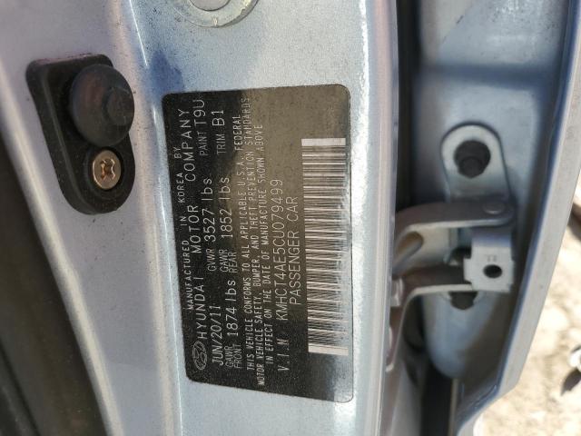 Photo 11 VIN: KMHCT4AE5CU079499 - HYUNDAI ACCENT 