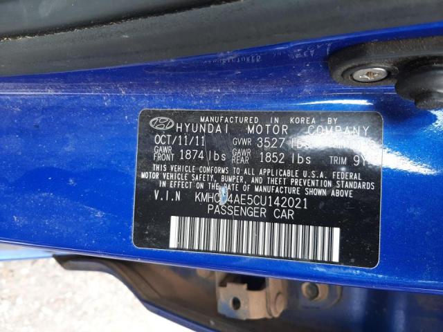 Photo 9 VIN: KMHCT4AE5CU142021 - HYUNDAI ACCENT GLS 