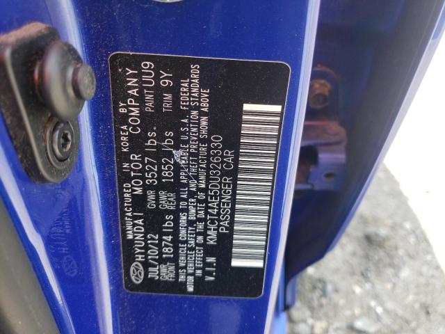 Photo 12 VIN: KMHCT4AE5DU326330 - HYUNDAI ACCENT GLS 