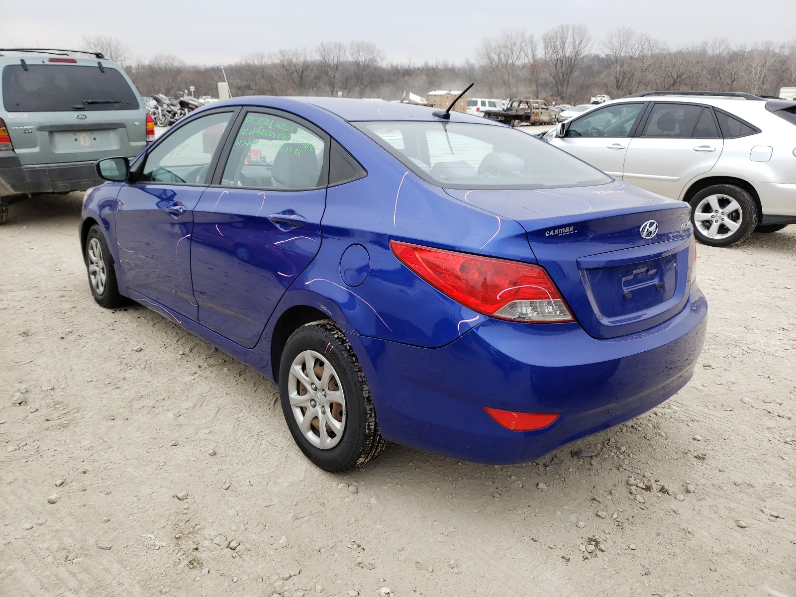 Photo 2 VIN: KMHCT4AE5DU358761 - HYUNDAI ACCENT GLS 