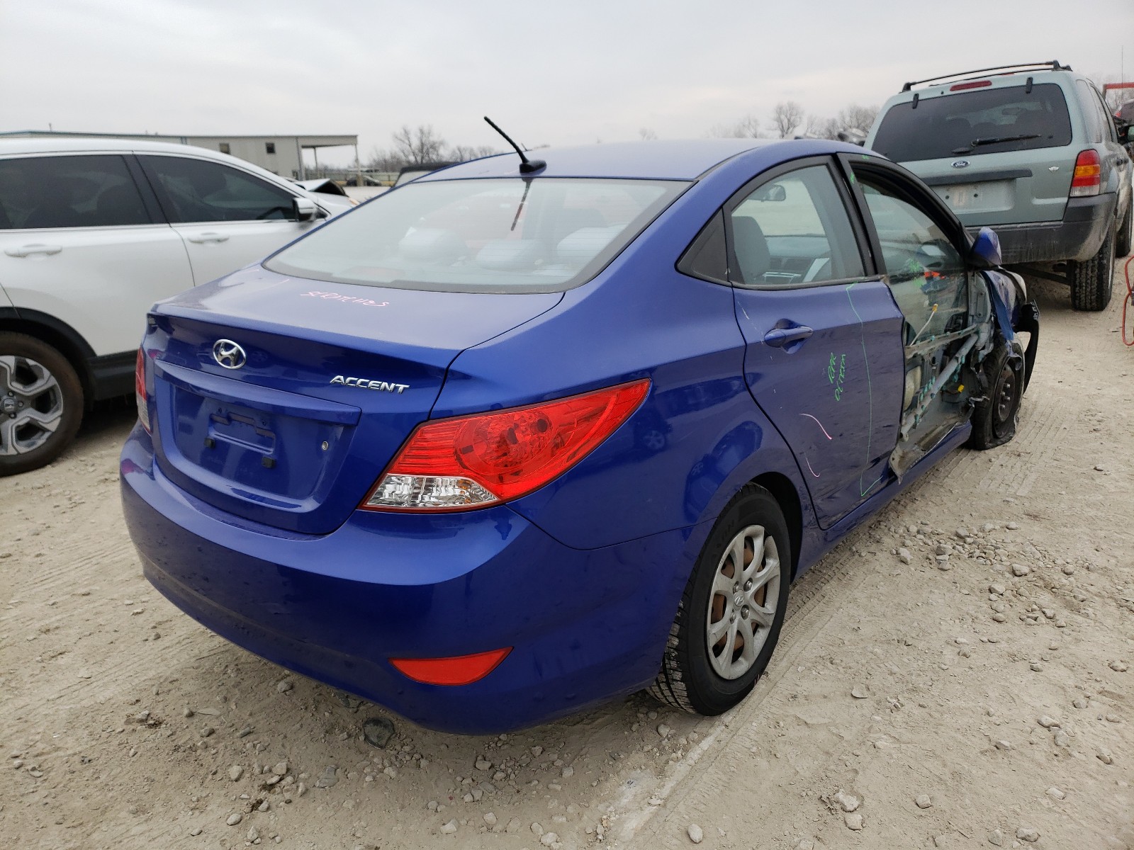 Photo 3 VIN: KMHCT4AE5DU358761 - HYUNDAI ACCENT GLS 