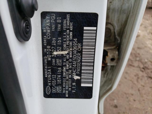 Photo 9 VIN: KMHCT4AE5DU406954 - HYUNDAI ACCENT GLS 