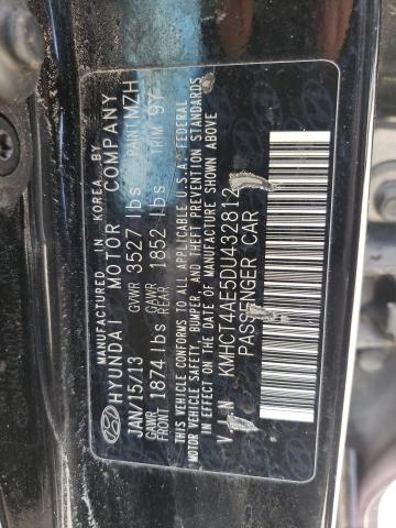 Photo 12 VIN: KMHCT4AE5DU432812 - HYUNDAI ACCENT GLS 