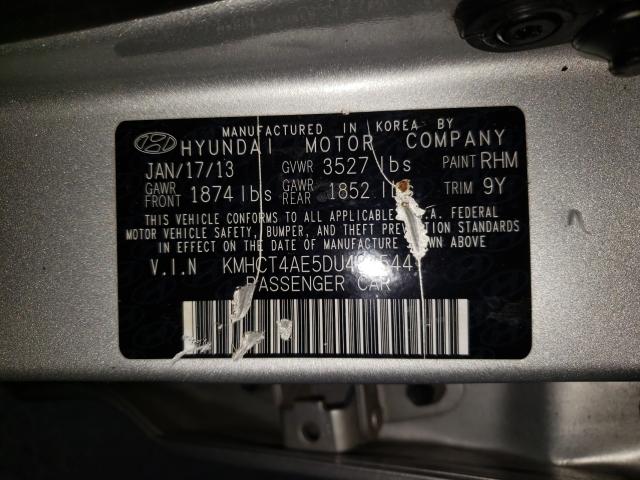 Photo 9 VIN: KMHCT4AE5DU434544 - HYUNDAI ACCENT GLS 