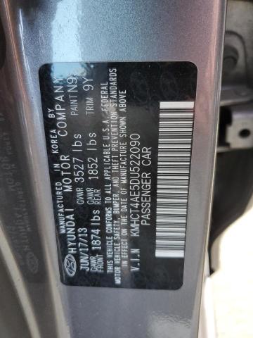 Photo 11 VIN: KMHCT4AE5DU522090 - HYUNDAI ACCENT 