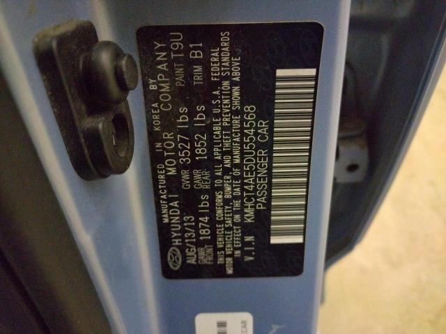 Photo 11 VIN: KMHCT4AE5DU554568 - HYUNDAI ACCENT GLS 