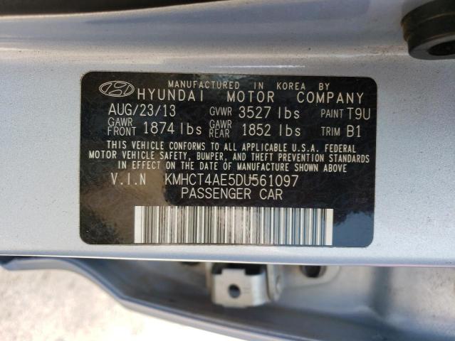 Photo 11 VIN: KMHCT4AE5DU561097 - HYUNDAI ACCENT GLS 