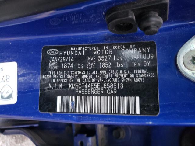 Photo 9 VIN: KMHCT4AE5EU658513 - HYUNDAI ACCENT 