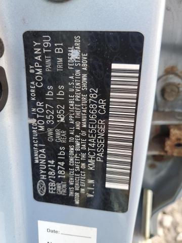 Photo 11 VIN: KMHCT4AE5EU668782 - HYUNDAI ACCENT GLS 