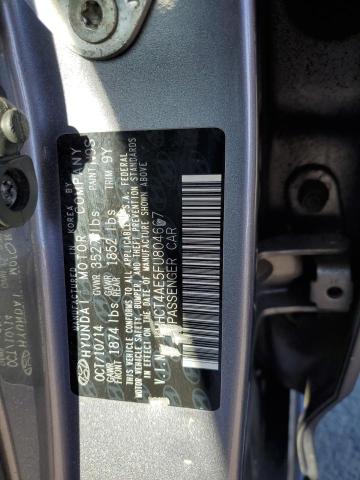 Photo 9 VIN: KMHCT4AE5FU804667 - HYUNDAI ACCENT GLS 