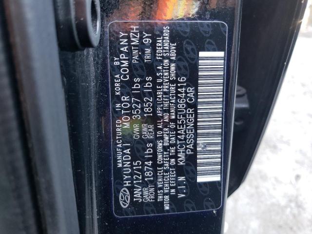 Photo 11 VIN: KMHCT4AE5FU864416 - HYUNDAI ACCENT GLS 