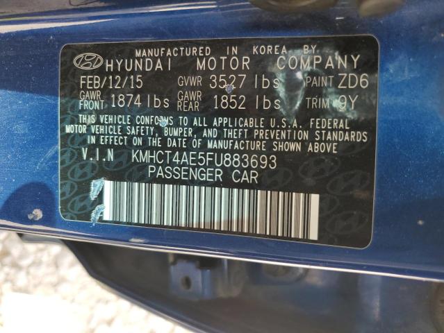 Photo 11 VIN: KMHCT4AE5FU883693 - HYUNDAI ACCENT 