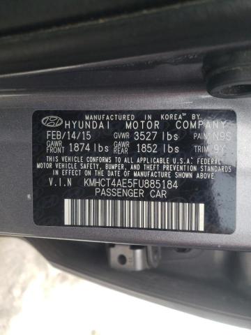 Photo 9 VIN: KMHCT4AE5FU885184 - HYUNDAI ACCENT GLS 