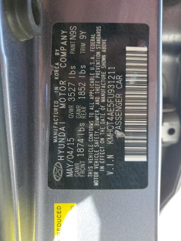 Photo 11 VIN: KMHCT4AE5FU931211 - HYUNDAI ACCENT 