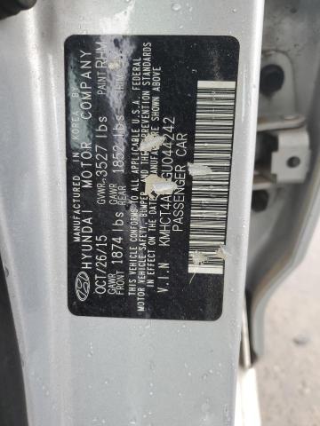 Photo 11 VIN: KMHCT4AE5GU044242 - HYUNDAI ACCENT 