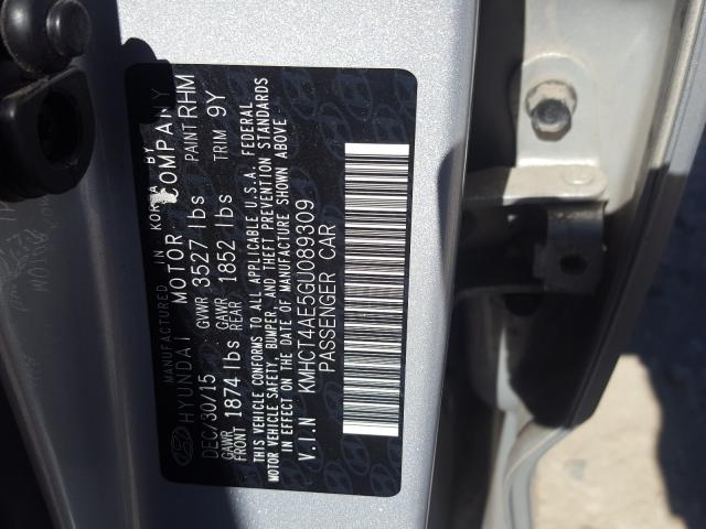 Photo 9 VIN: KMHCT4AE5GU089309 - HYUNDAI ACCENT SE 