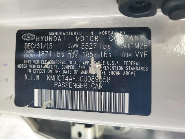 Photo 11 VIN: KMHCT4AE5GU089858 - HYUNDAI ACCENT SE 