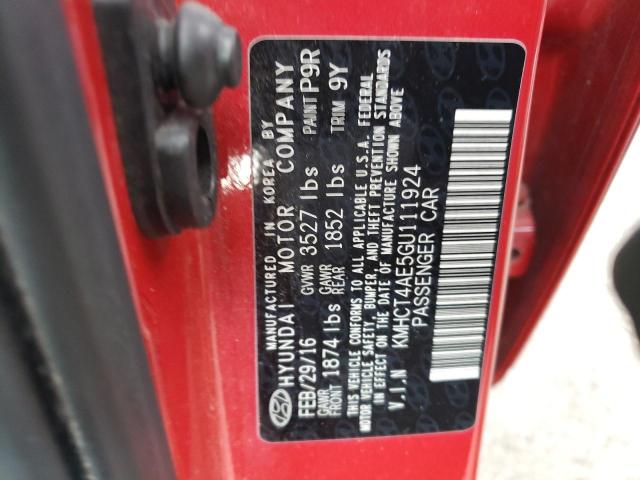 Photo 11 VIN: KMHCT4AE5GU111924 - HYUNDAI ACCENT 