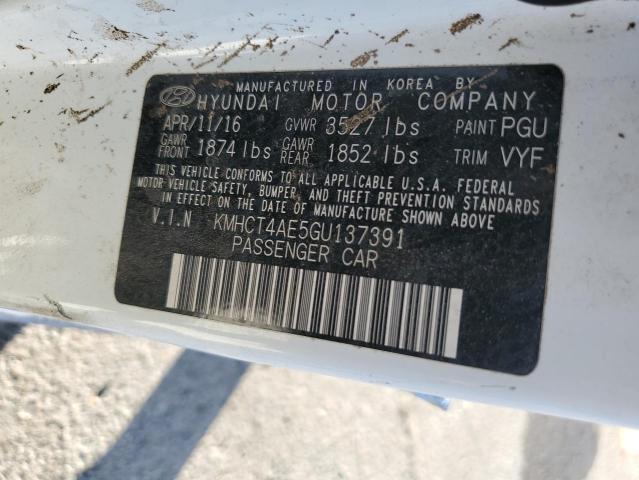 Photo 11 VIN: KMHCT4AE5GU137391 - HYUNDAI ACCENT SE 