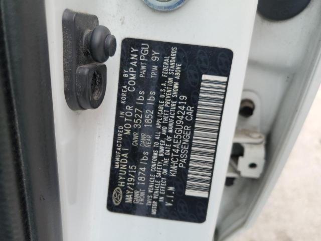 Photo 11 VIN: KMHCT4AE5GU942419 - HYUNDAI ACCENT 