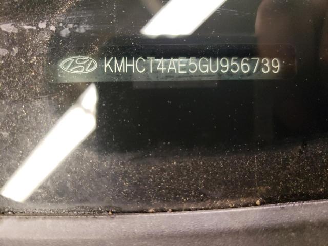 Photo 11 VIN: KMHCT4AE5GU956739 - HYUNDAI ACCENT 