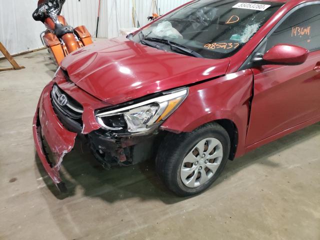 Photo 8 VIN: KMHCT4AE5GU985237 - HYUNDAI ACCENT SE 