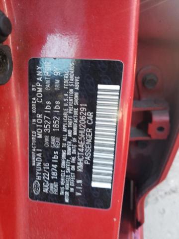 Photo 11 VIN: KMHCT4AE5HU206291 - HYUNDAI ACCENT SE 