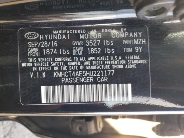 Photo 9 VIN: KMHCT4AE5HU221177 - HYUNDAI ACCENT SE 