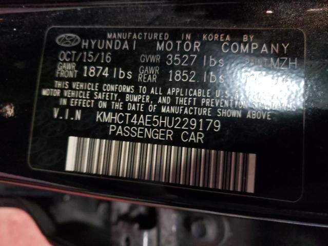 Photo 9 VIN: KMHCT4AE5HU229179 - HYUNDAI ACCENT SE 