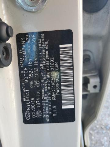 Photo 11 VIN: KMHCT4AE5HU231692 - HYUNDAI ACCENT SE 