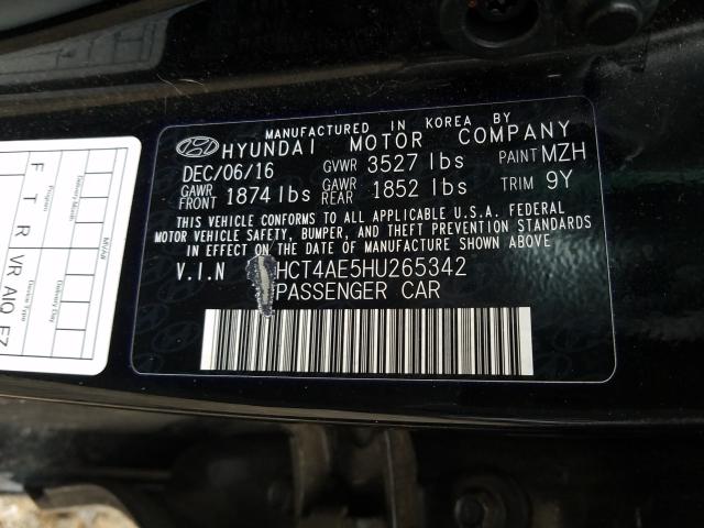 Photo 9 VIN: KMHCT4AE5HU265342 - HYUNDAI ACCENT SE 