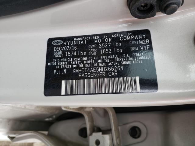 Photo 9 VIN: KMHCT4AE5HU266264 - HYUNDAI ACCENT SE 