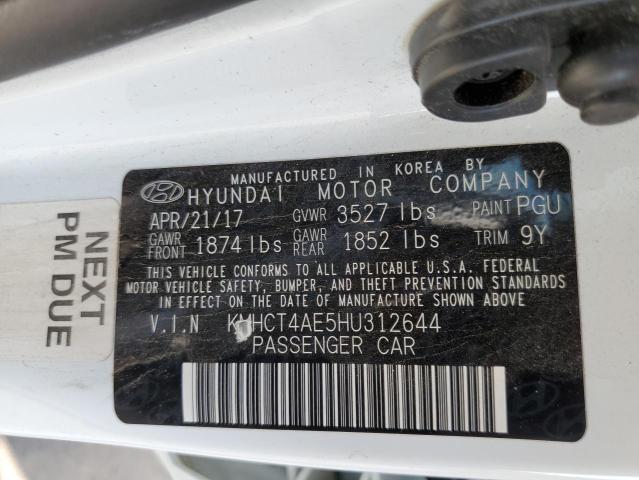 Photo 9 VIN: KMHCT4AE5HU312644 - HYUNDAI ACCENT SE 