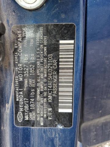 Photo 11 VIN: KMHCT4AE5HU321103 - HYUNDAI ACCENT SE 