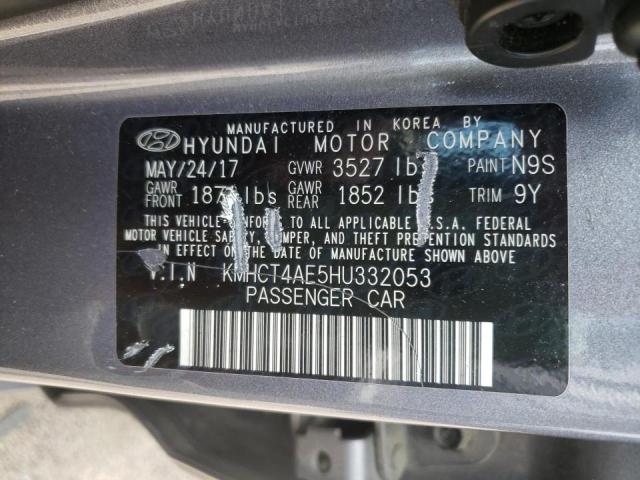 Photo 9 VIN: KMHCT4AE5HU332053 - HYUNDAI ACCENT SE 