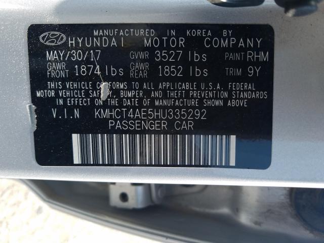 Photo 9 VIN: KMHCT4AE5HU335292 - HYUNDAI ACCENT SE 