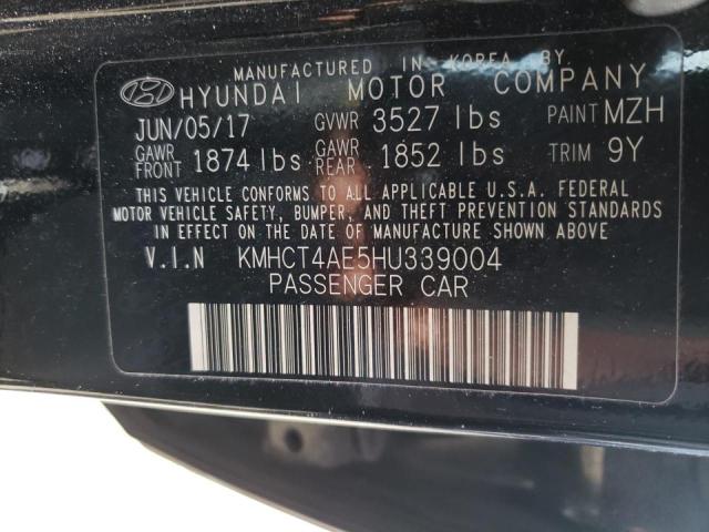 Photo 9 VIN: KMHCT4AE5HU339004 - HYUNDAI ACCENT SE 