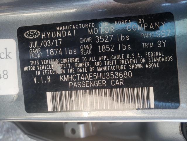 Photo 9 VIN: KMHCT4AE5HU353680 - HYUNDAI ACCENT 