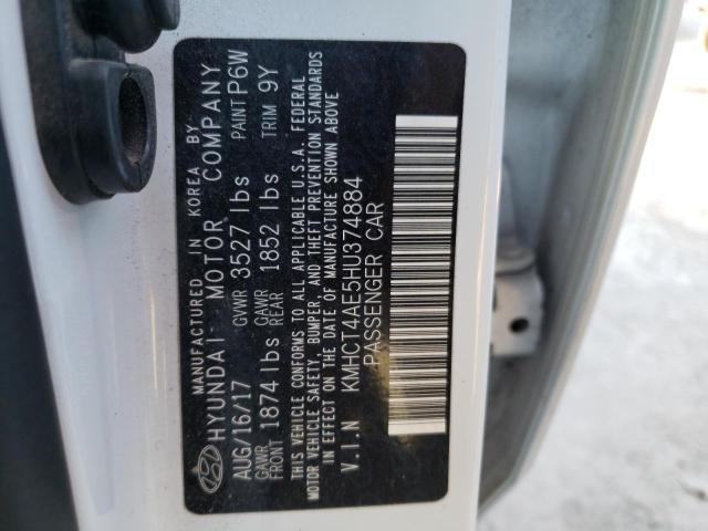 Photo 9 VIN: KMHCT4AE5HU374884 - HYUNDAI ACCENT SE 