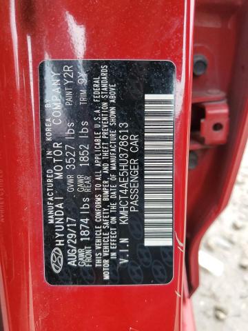 Photo 12 VIN: KMHCT4AE5HU378613 - HYUNDAI ACCENT SE 