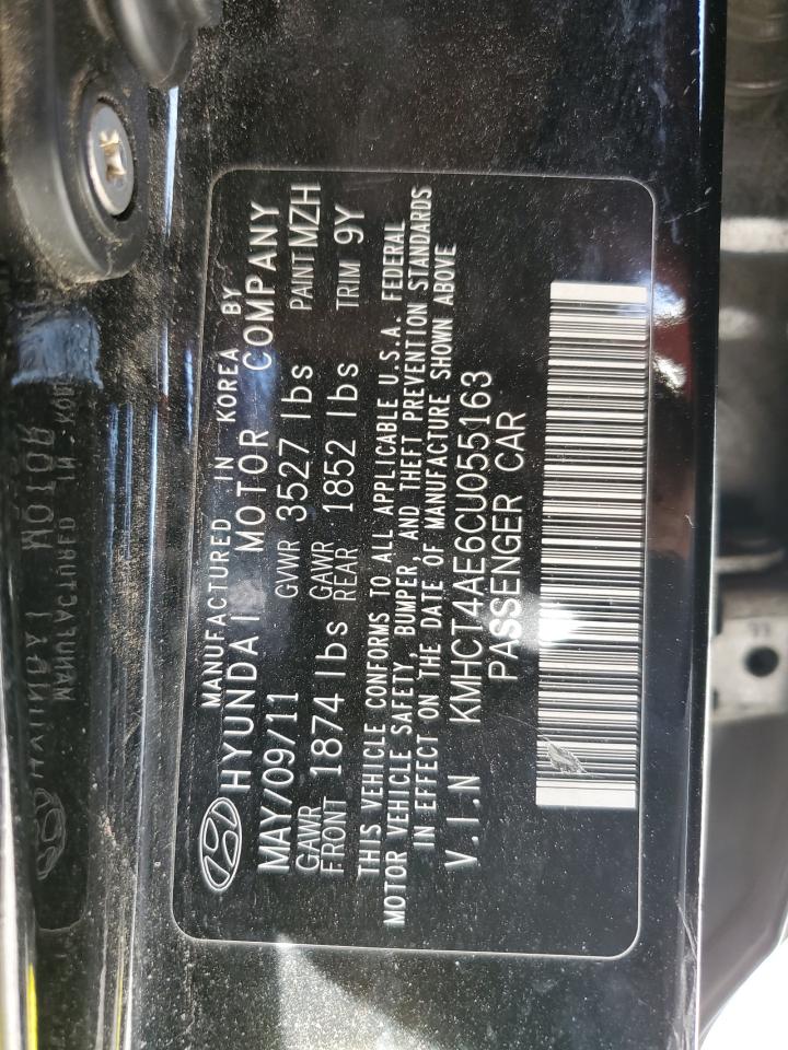 Photo 12 VIN: KMHCT4AE6CU055163 - HYUNDAI ACCENT 