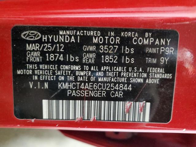 Photo 12 VIN: KMHCT4AE6CU254844 - HYUNDAI ACCENT 