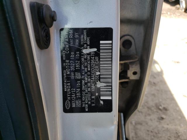 Photo 9 VIN: KMHCT4AE6DU296478 - HYUNDAI ACCENT GLS 