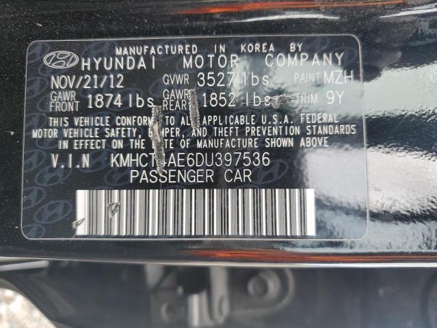 Photo 11 VIN: KMHCT4AE6DU397536 - HYUNDAI ACCENT 