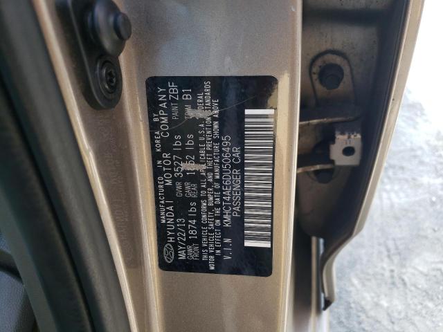 Photo 11 VIN: KMHCT4AE6DU506495 - HYUNDAI ACCENT GLS 