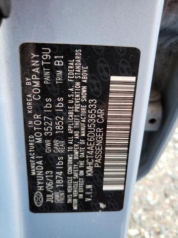 Photo 11 VIN: KMHCT4AE6DU536533 - HYUNDAI ACCENT GLS 