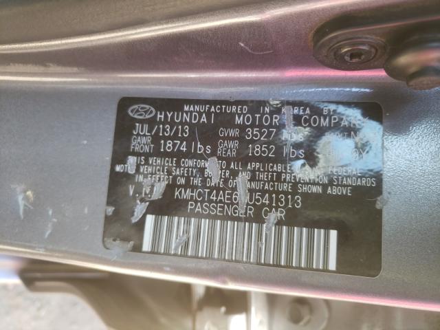 Photo 9 VIN: KMHCT4AE6DU541313 - HYUNDAI ACCENT GLS 