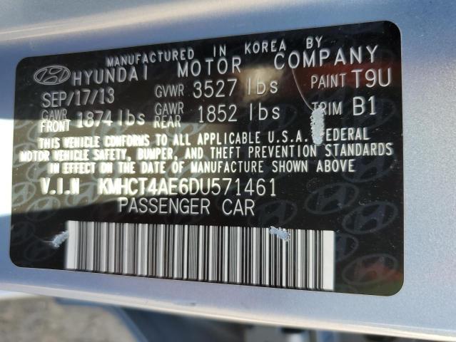 Photo 11 VIN: KMHCT4AE6DU571461 - HYUNDAI ACCENT GLS 