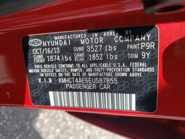 Photo 9 VIN: KMHCT4AE6EU587855 - HYUNDAI ACCENT GLS 