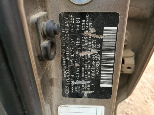 Photo 11 VIN: KMHCT4AE6EU658570 - HYUNDAI ACCENT 